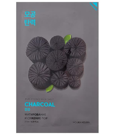 Holika Holika Успокаивающая тканевая маска с углем Pure Essence Mask Sheet Charcoal, 23 мл