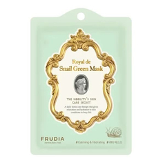 Frudia Омолаживающая маска с муцином улитки Royal de Snail Green Mask, 20 мл