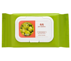 Holika Holika Cалфетки для удаления макияжа Daily Fresh Olive Cleansing Tissue (60 шт), 300 г