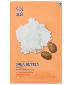 Питающая тканевая маска Holika Holika Pure Essence Mask Sheet Shea Butter, масло ши, 20 мл