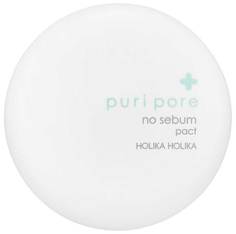 Holika Holika Компактная пудра для лица, матирующая Puri Pore No Sebum Pact, 8 г