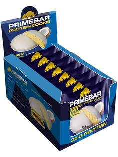 Протеиновое печенье "Primebar" со вкусом "Кокос в йогуртовой глазури" 55 гр 8шт