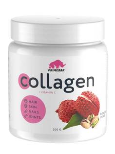 БАД Collagen со вкусом "Фисташки - личи" 200г Primebar
