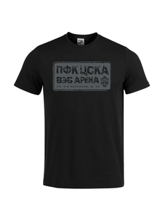 Футболка мужская JOMA "ВЭБ Арена" чёрная (M) АГУИЛА СПОРТ РУС, ЛТД ООО