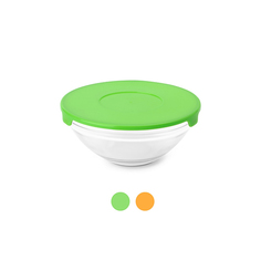 Салатники, миски салатник ATMOSPHERE Handy 12,5см 0,3л с крышкой стекло, пластик микс цвета Atmosphere®