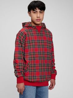 Худи в клетку GAP