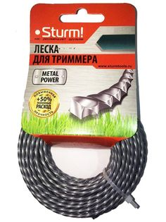 Леска для триммера Sturm! 3mm x 15m GT3535-3.0-S-15