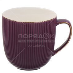 Кружка керам, 370 мл, APOLLO, "Ribb", RIB-370