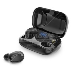 Наушники Bluetooth OLMIO, TWE-04, 040272, черные