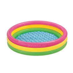 Бассейн надувной Intex, 147х33 см, Отблеск заката, 57422NP, 335 л, с надувным дном