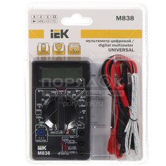 Мультиметр цифровой Universal M838 IEK
