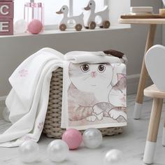 Комплект полотенец Kids by togas Китти белый с серым 50х70/70х130 см