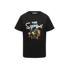 Хлопковая футболка Balenciaga x The Simpsons Balenciaga