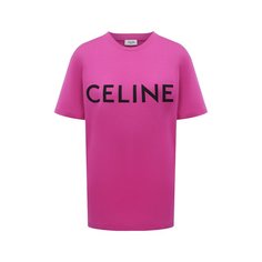 Хлопковая футболка Celine