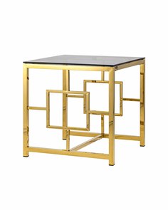 Журнальный столик бруклин (stoolgroup) золотой 55x55x55 см.
