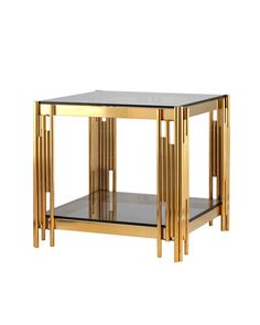 Журнальный столик гэтсби (stoolgroup) золотой 55x55x55 см.