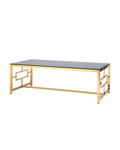 Журнальный стол бруклин (stoolgroup) золотой 120x40x60 см.