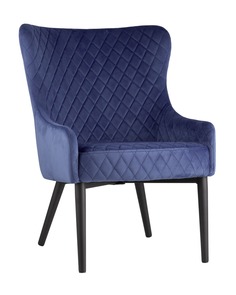 Кресло ститч (stoolgroup) синий 62x83x72 см.