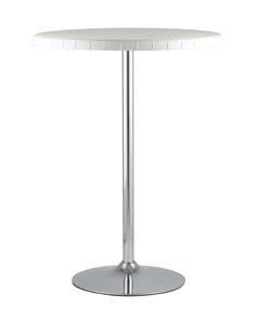 Стол барный разборный кейт (stoolgroup) белый 80 см.