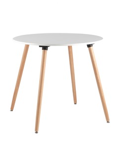 Стол oslo round wt (stoolgroup) белый 74 см.