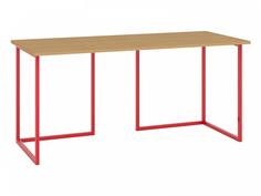 Стол board (ogogo) красный 160x70x74 см.