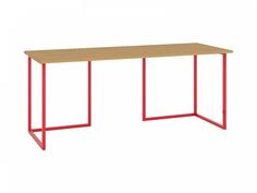 Стол board (ogogo) красный 180x70x74 см.