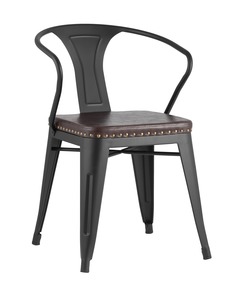 Стул tolix arms soft (stoolgroup) черный 50x76x55 см.