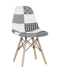 Стул dsw пэчворк (stoolgroup) серый 47x81x52 см.