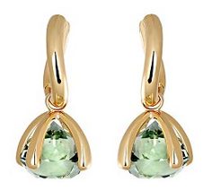 Золотые серьги Серьги Art I Fact Jewellery 0202.0086-earrings-praziolit