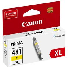 Картридж Canon CLI-481Y XL (2046C001) для Canon Pixma TS6140/TS8140TS/TS9140/TR7540/TR8540, желтый