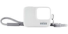 Чехол Gopro Силиконовый чехол с ремешком GoPro ACSST-002 (Sleeve + Lanyard) белый