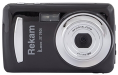 Фотоаппарат Rekam iLook S740i черный 2.4" 720p