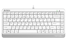 Клавиатура A4Tech Fstyler FKS11 белый/серый