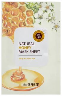 Маска тканевая с экстрактом меда The Saem Natural Honey Mask Sheet 21 мл