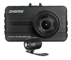 Видеорегистратор Digma FreeDrive 207 DUAL Night FHD (GP6248) черный