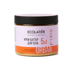 Крем-баттер для тела ECOLATIER URBAN 5 в 1 с маслом какао, ши, кокоса, макадамии, бабассу 380 мл