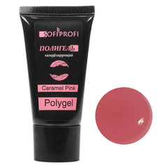 SOFIPROFI, Полигель камуфлирующий Caramel Pink, 30 мл