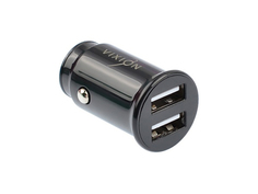 Зарядное устройство Vixion U21c 2xUSB 2.4A + Cable USB Type-C 1m Black GS-00024119