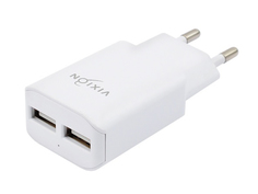 Зарядное устройство Vixion L2 2xUSB 1.2A White GS-00008588