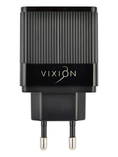 Зарядное устройство Vixion H2c 1xUSB QC 3.0 + 2xUSB 2.4A + кабель Type-C 1m Black GS-00008311