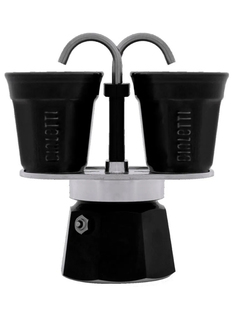 Кофеварка Bialetti Mini Express Black 2 порции +2 чашки 5221_3273