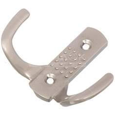 Крючок 2-рожковый перфорированный, Trodos, 04.41.05, 302078, никель
