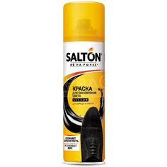 Крем-краска Salton, для обуви из замши, велюра, нубука, 250 мл, черный, 41250/18