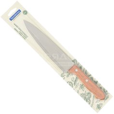 Нож кухонный Tramontina, Dynamic, шеф-нож, нержавеющая сталь, 20 см, рукоятка дерево, 22315/108-TR