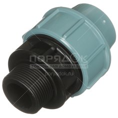 ПНД муфта d40х1" 1/4, резьба наружняя, STR СТР