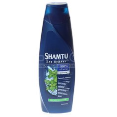Шампунь Shamtu, Свежесть Ментола, для всех типов волос, для мужчин, 360 мл