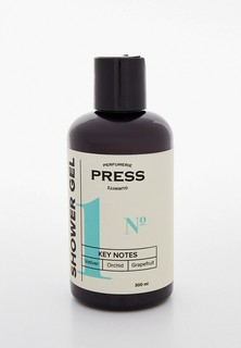 Гель для душа Press Gurwitz Perfumerie №1 ветивер, орхидея, грейпфрут, натуральный, парфюмированный, бессульфатный, 300 мл