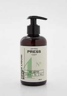 Жидкое мыло Press Gurwitz Perfumerie №4 Бергамот, Инжир, Мускус, натуральное, парфюмированное, 300 мл