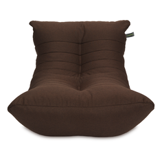 кресло-мешок «кокон» коричневый 70x120 (пуффбери) коричневый 70x85x120 см.