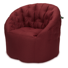 Кресло-мешок «австралия» бордо 95x105 (пуффбери) красный 95x105x95 см.